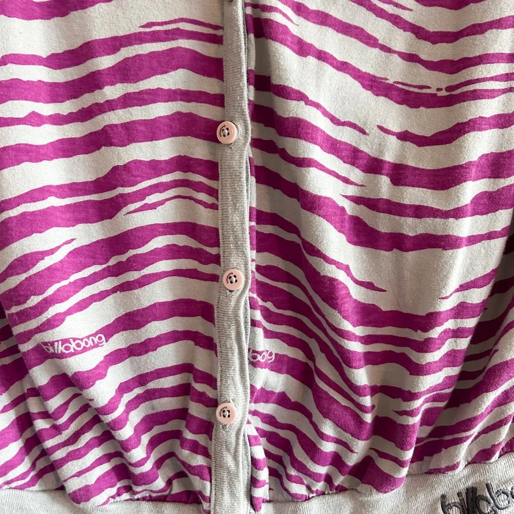 Billabong Zebra Print Cardigan - Picture 3 of 5